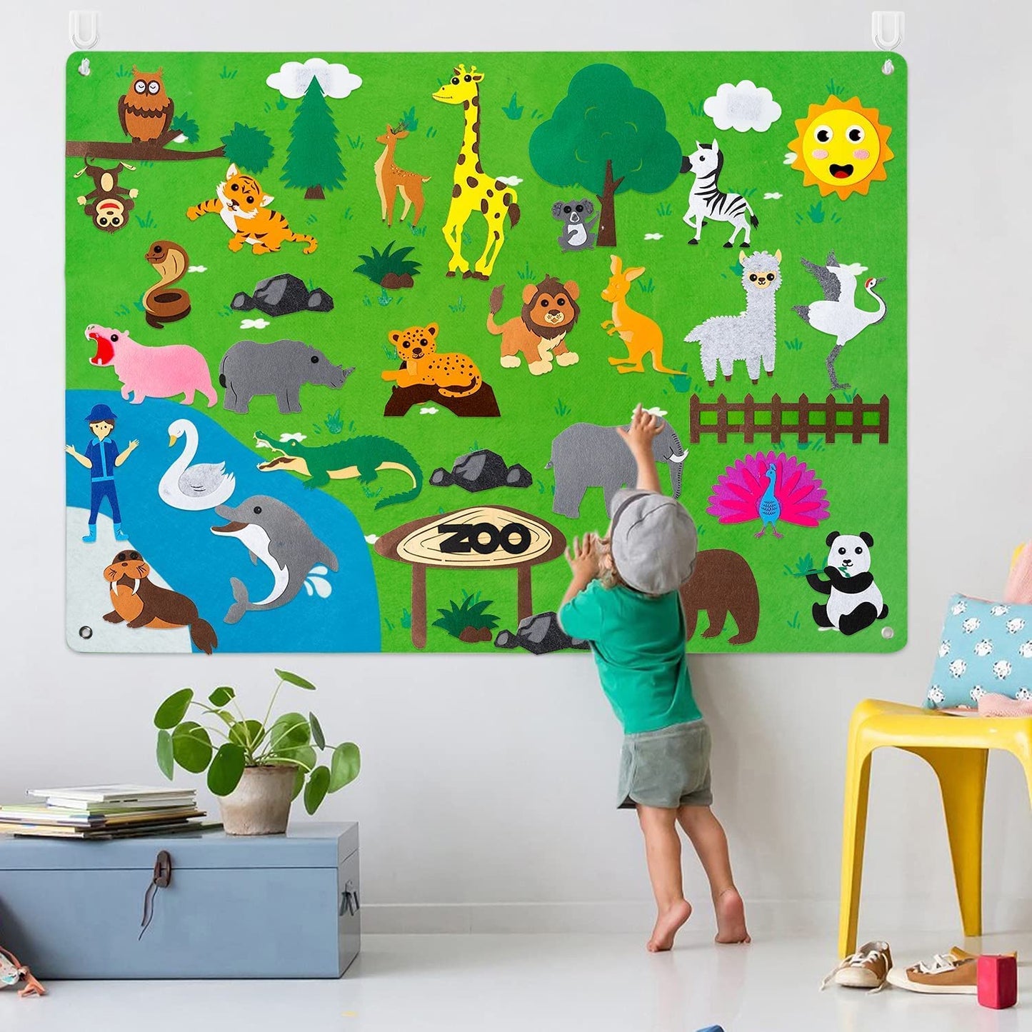 Brainer Toys ™ - Quadro de Feltro