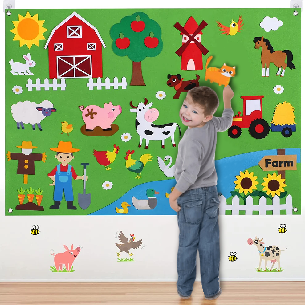 Brainer Toys ™ - Quadro de Feltro