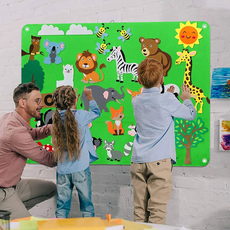 Brainer Toys ™ - Quadro de Feltro